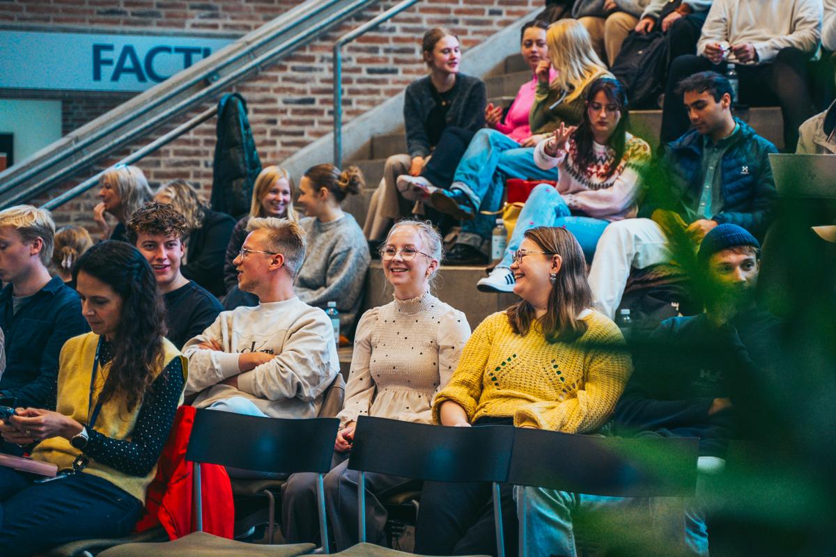 Lars Løkke Rasmussen til debat på AAU. Foto: Anders Fast Nielsen