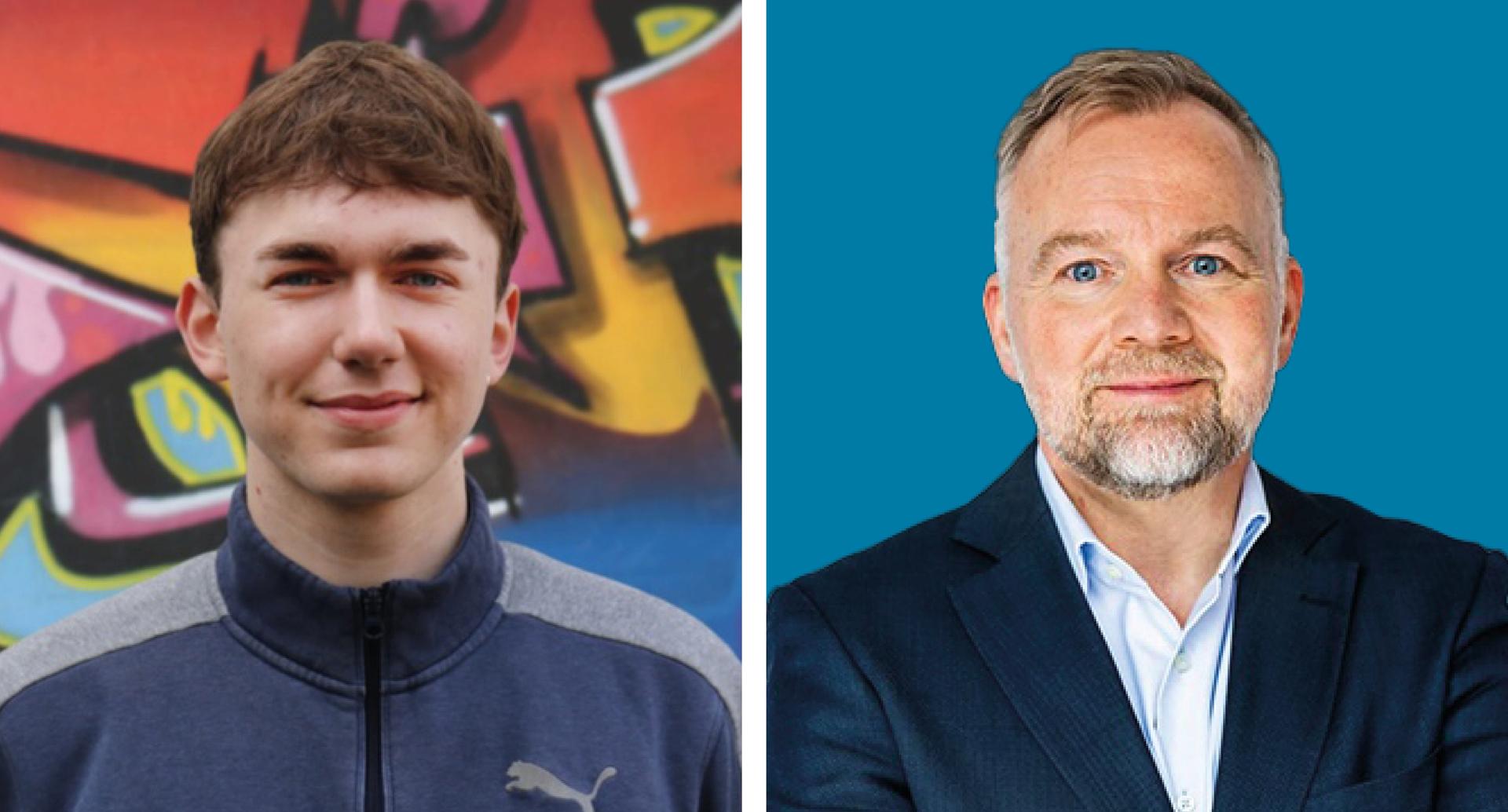 Asger Kjær Sørensen, Chair of Danske Gymnasieelevers Sammenslutning (DGS) and Steffen Raun Fjordside, Deputy Director of Børns Vilkår are two of the members  of the Mission Partner Board.